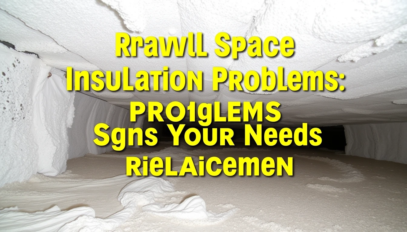 Crawl Space Insulation Problems: Signs Yours Needs Replacement