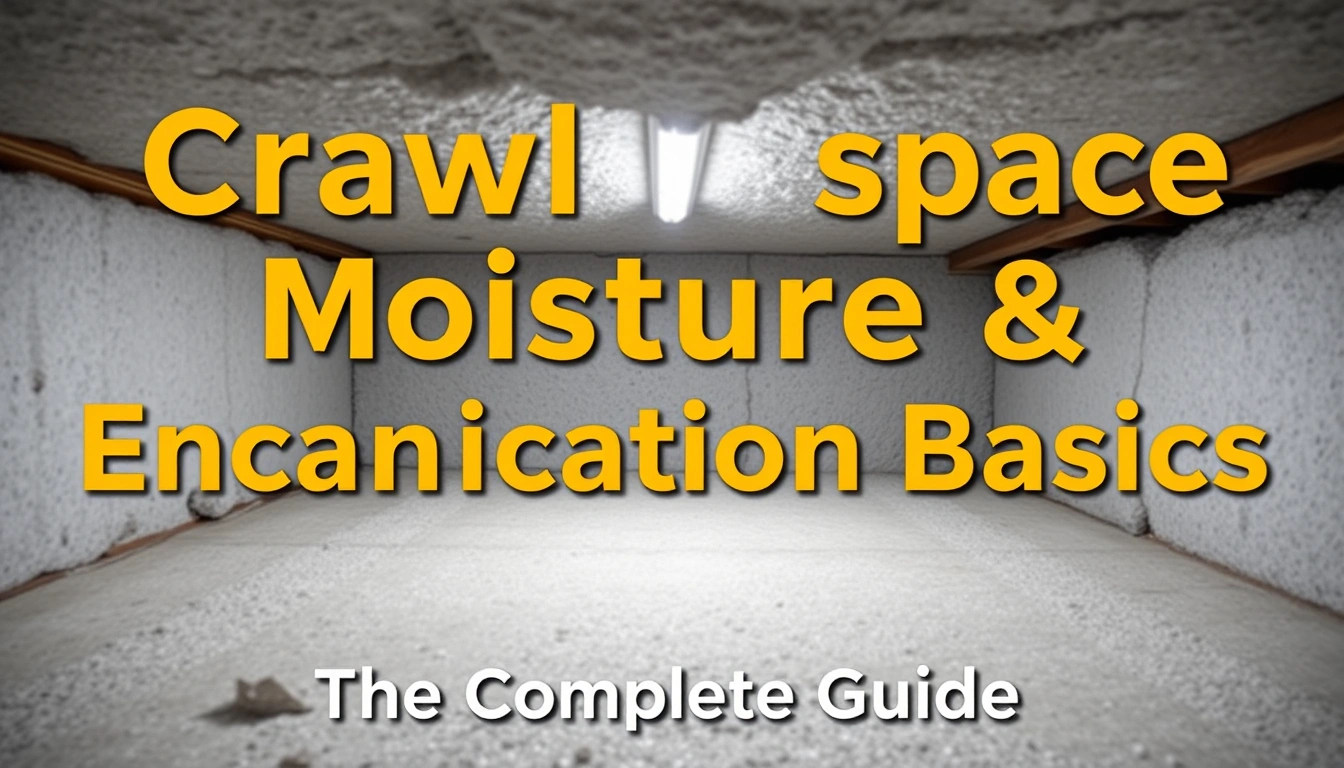 Crawl space moisture & encapsulation basics — The Complete Guide