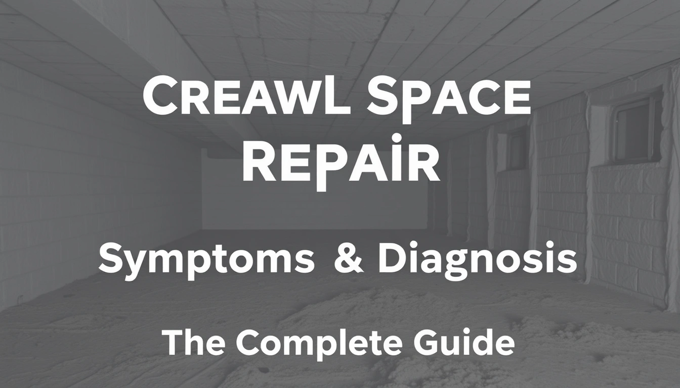 Crawl space repair symptoms & diagnosis — The Complete Guide