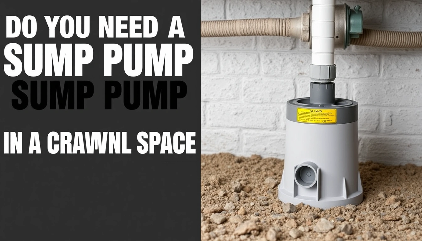 Do You Need a Sump Pump in a Crawl Space?