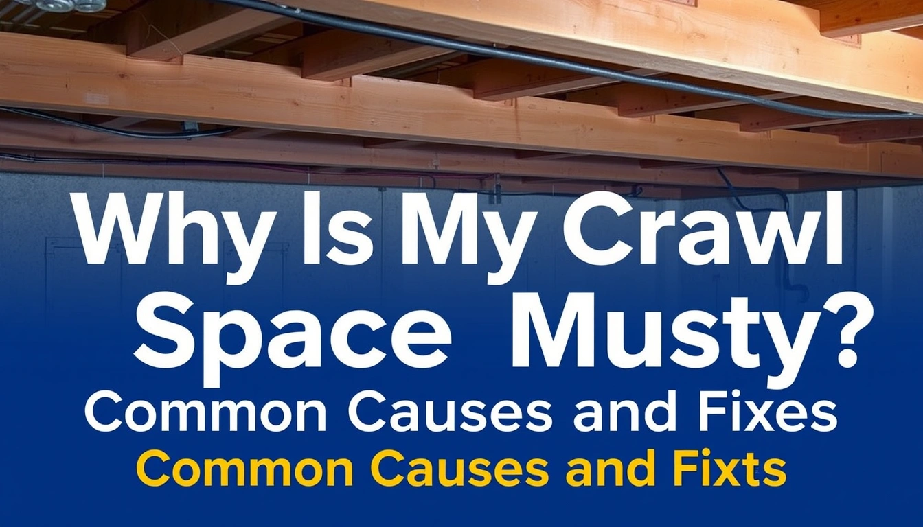 Why Is My Crawl Space Musty? Common Causes and Fixes